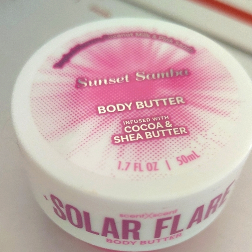 🪄4/$12📸🆕Solar Flare Travel Size Infused Body Butter - Sunset Samba 1.7oz
